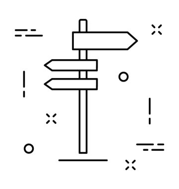 işaret iletisi vektör simgesi