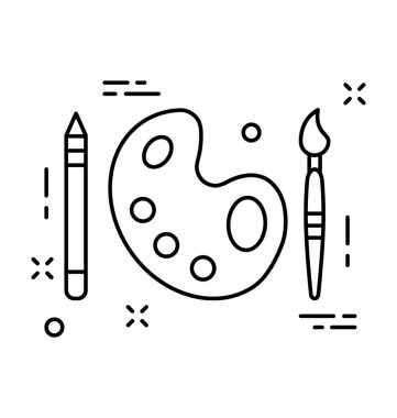 Tablo satırı vektör simgesi 