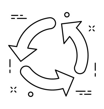 Eşitleme satırı vektör simgesi