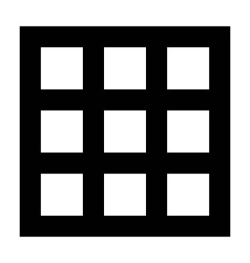 Liste öğesi düz vektör simgesi