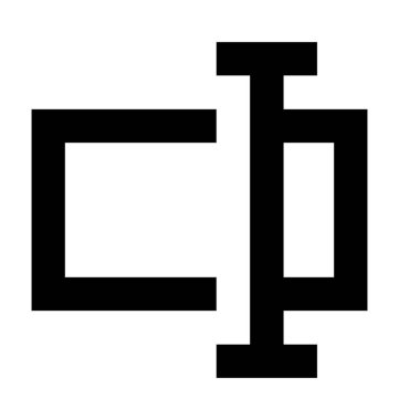 Metin kutusunu düz vektör simgesi