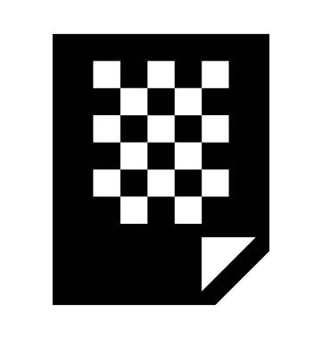 Metin sayfası düz vektör simgeler 