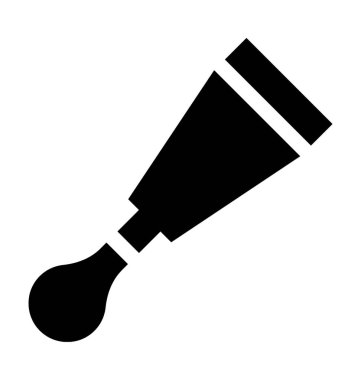 renk şişe düz vektör simgesi