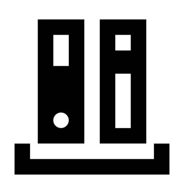 Kitaplar Düz Vektör Simgesi