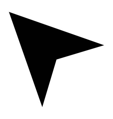 Kağıt Düzlem Düz Vektör Simgesi