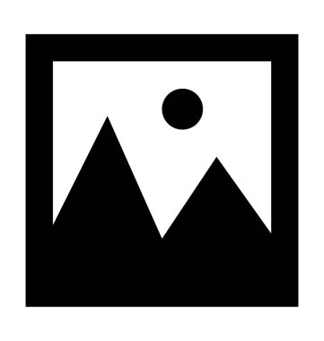 Sahne düz vektör simgesi 