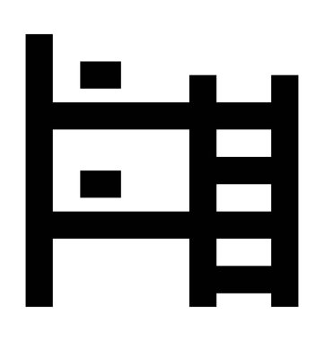 Ranza düz vektör simgesi 