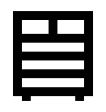 Pencere kanatlı pencereler için düz vektör simgesi 