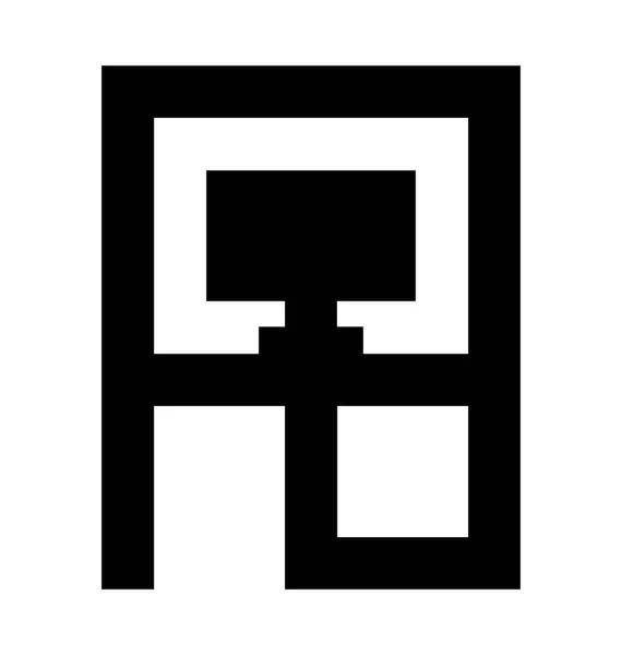 Stand Flache Vektor Symbol — Stockvektor