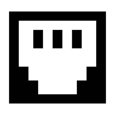 Lan Outlet düz vektör simgesi