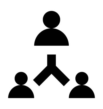 Kullanıcılar düz vektör simgesi