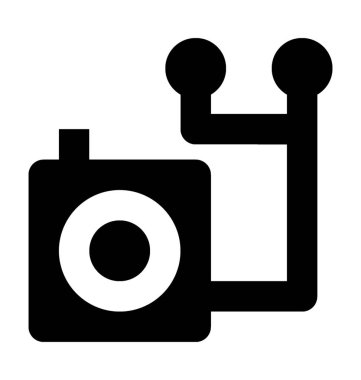 Düz vektör simge pod