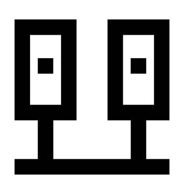 Ağ sunucu düz vektör simgesi