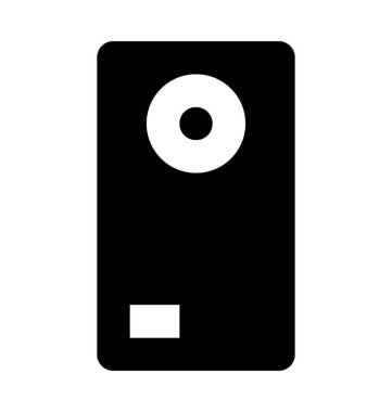 Düz vektör simge pod