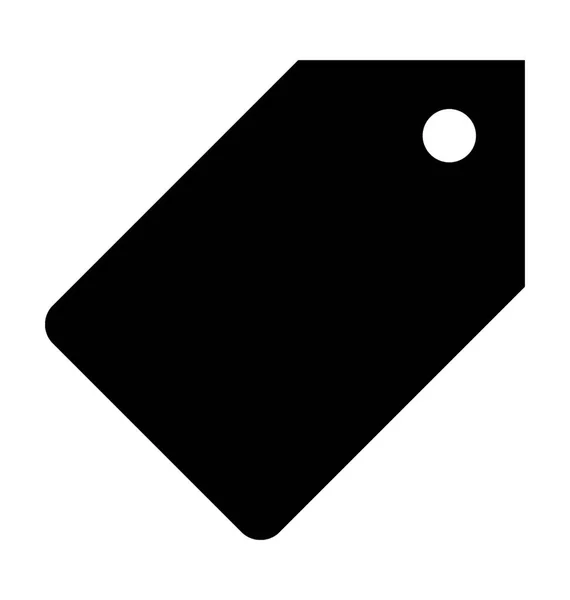 Étiquette Seo Icône Vectorielle Plate — Image vectorielle