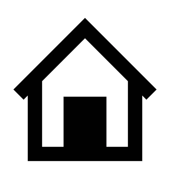 Иконка Домашнего Плоского Вектора — стоковый вектор