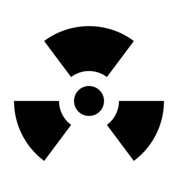 Toksik düz vektör simgesi