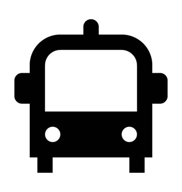 ambülans düz vektör simgesi