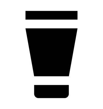 Diş macunu düz vektör simgesi