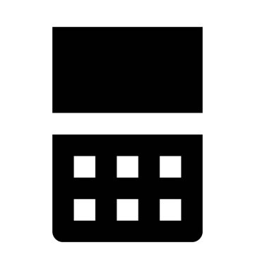 cep telefonu düz vektör simgesi