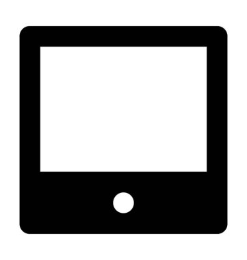 Düz vektör simge yastık