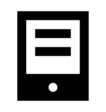 Düz vektör simge yastık