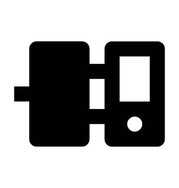 Düz vektör simge pod