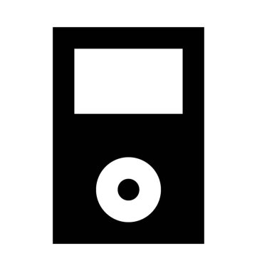 Düz vektör simge pod