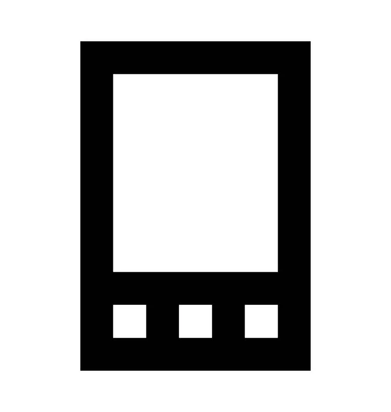 Smartphone Icono Vector Plano — Vector de stock