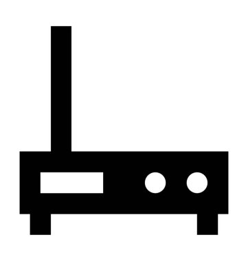 Wifi Yönlendirici Düz Vektör Simgesi