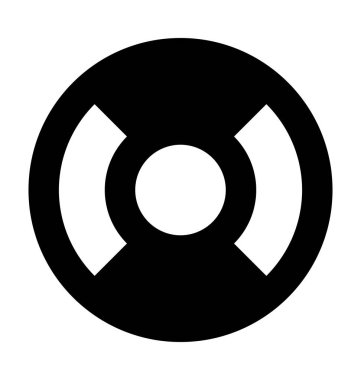 CD düz vektör simgesi