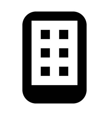 Uzak düz vektör simgesi