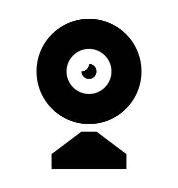 Webcam Düz Vektör Simgesi