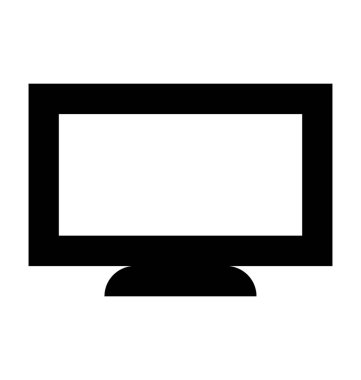 LCD düz vektör simgesi