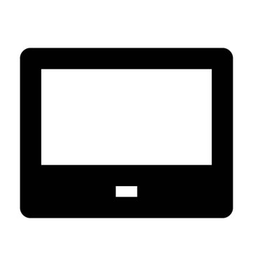 Düz vektör simge yastık