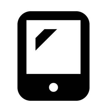 Düz vektör simge yastık