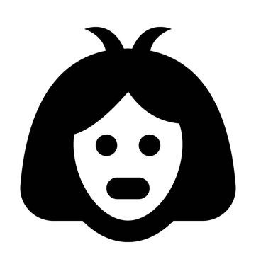 Köpek kişileştirme düz vektör simgesi