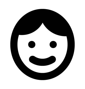 Çocuk Avatar düz vektör simgesi