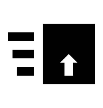 Dağıtım paket düz vektör simgesi 