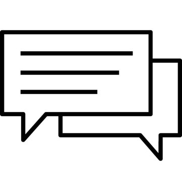 Sosyal nişan hattı vektör simgesi 