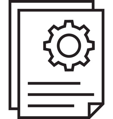 İçerik satırı vektör simgesi