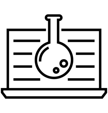 Pazar araştırması satırı vektör simgesi
