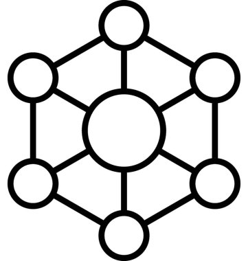 Bağlantı satırı vektör simgesi