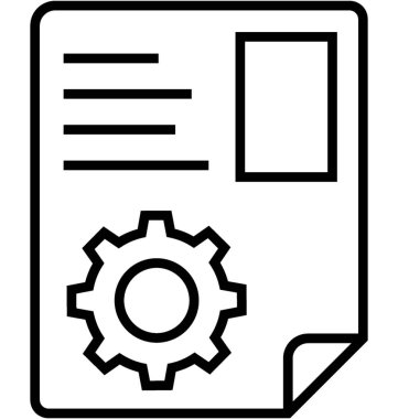 Makale pazarlama satırı vektör simgesi