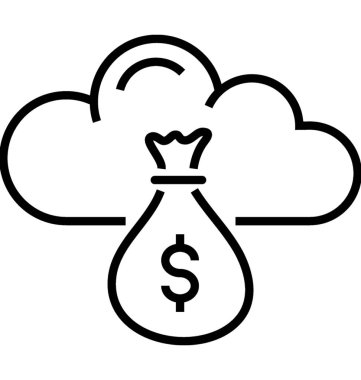 Finansman Platform satırı vektör simgesi