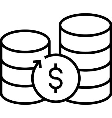 Dönüşüm oranı optimizasyonu satırı vektör simgesi