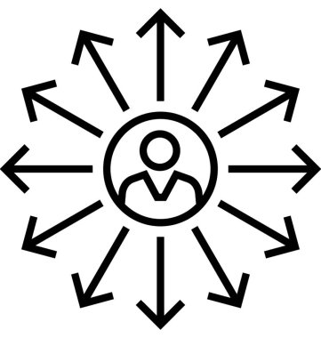 Seçenekleri satırı vektör simgesi