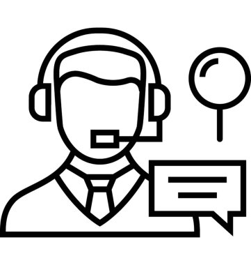 SEO danışmanlık satırı vektör simgesi