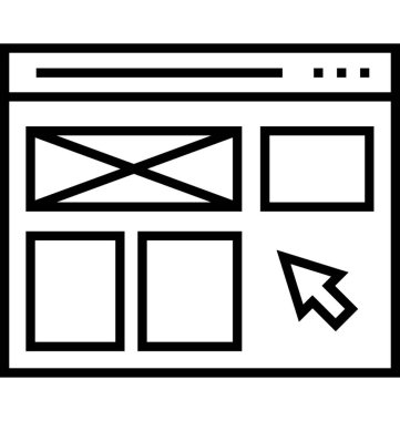 Geri bildirim formu satırı vektör simgesi