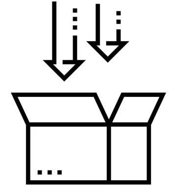 Download klasör çizgi vektör simge